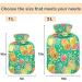 Naanle Pineapple Fruit Juice Water Bottle 2L - Transparent Hot Water Bottle for Bed Hand & Foot Pain Relief - Heat & Cold Therapy - Buy Online on GoSupps.com