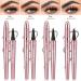 Microblading Eyebrow Pen with 4-Fork-Tip - Eye Makeup Eyebrow Tint Pen Lift & Snatch Eyebrow Pen Long-Lasting Waterproof Natural Hair-Like Brows Refined Pink Champagne(Light Brown) - Buy Online on GoSupps.com