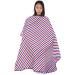 Sonew Waterproof Salon Hair Cutting Cape - Professional Oilproof Cape with Snap Closure & Diagonal Stripes for Hair Styling - Buy Online on GoSupps.com