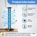 Qualirey 100W UV Light Disinfection Device - EPA Compliant UVC Sanitizer with Ozone Remote Control & Goggles for Home Germ Mold & Dust Mite Removal - Buy Online on GoSupps.com