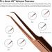 Japanese Stainless-Steel Lash Extension Tweezers Set - Straight 6mm & 45 Curved, Rose Gold - for Easy False Lashes Application | Volume & Isolation Eyelash Tweezers - Buy Online on GoSupps.com