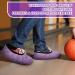 Zhanmai Women's Fuzzy Non-Slip Bowling Shoe Cover - Purple/Rose Red, Size 7-8.5 - Buy Online on GoSupps.com