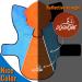 Waterproof Reflective Dog Raincoat with Harness Hole | Small Orange Rain Jacket for Dogs - Buy Online on GoSupps.com