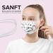 Buy Hard 50x Medical Mouth Protection Masks - CE Certified Type IIR 99.78% BFE Small Size Unicorn Design - Buy Online on GoSupps.com