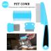 Cobee Dog Flea & Lice Comb Set - 4-Piece Light Blue Pet Care Tools for Dogs & Cats - Tear Stain Remover & Fine Tooth Combs - Buy Online on GoSupps.com