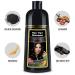 KINGMING Black Hair Dye Shampoo 3 in 1 | Herbal Hair Color for Grey Coverage - 500ml - Perfect for Men & Women - Buy Online on GoSupps.com