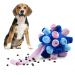 Larimuer sniffing ball for dogs sniffing car sniffing toys interactive dog toys portable pets snuffle ball toy for small medium -sized dogs pet (mythical blue)
