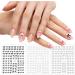 lasuroa 6 Sheets Bow Nail Stickers Self-Adhesive 3D Black White Pink Red Gold Silver Bow Nail Decals Colored Bowknot Nail Stickers for Nail Design Decoration Home Salon (6 Colors) - Buy Online on GoSupps.com