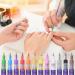 12-Color Nail Art Pen Set DIY Nail Art Design Pens Quick-Drying Smudge-Proof Lining Gel Nail Artist Markers Waterproof Nails - Buy Online on GoSupps.com
