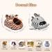 Avont 2 Pack Guinea Pig Bed House Hideout for Cage Small Pet Washable Warm Sleep Bed for Dwarf Rabbits Chinchillas Hamsters Hedgehogs Ferrets Bearded Dragons and Rats - Buy Online on GoSupps.com
