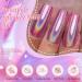 Holographic Nail Varnish - Chrome Nail Polish - Red Shimmer Glitter Polish - Air Dry Rainbow Reflective Laser Nail Varnish - No Need UV Lamp Long Lasting Gifts For Women Girl - Buy Online on GoSupps.com