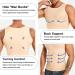 Men's Compression Shirt Slimming Body Shaper Vest | Workout Tank Top for Abs | Beige - Medium - Buy Online on GoSupps.com
