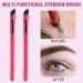 Shop Miioto 2-Piece Multifunctional Eyebrow Brush Set - Angled & Concealer Brush for Perfect Brows | International Shipping - Buy Online on GoSupps.com