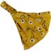 Head Wrap 3 in 1 Headband Mustard Sunflower
