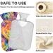 NAANLE Hot Water Bottle with Cover - Watercolor Rainbow Roses 1L for Pain Relief & Heat Therapy | Transparent Design - Buy Online on GoSupps.com