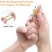 ZDF 25-Piece Finger Massage Rings - Spiky Sensory Stress Reducer Acupressure & Osteoarthritis Relief - 5 Color Options - Buy Online on GoSupps.com