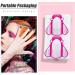 Hanyousheng 100 Pieces Self-Adhesive Nail Forms for Nail Extensions - Nail Art Sticker Guide for Acrylic UV Gel Nails - Pack of 1 - Buy Online on GoSupps.com