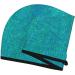 Quick-Dry Hair Towel Wrap - Blue Green Glitter Turban for Effortless Drying | Soft Hair Drying Towel with Button - Buy Online on GoSupps.com