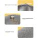 Albideyaa 2Pack Warm Toilet Seat Cover Pads - Soft & Thick, Washable with Handle - Winter Toilet Seat Cover Mat Set - Buy Online on GoSupps.com