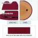 Two Tone Wide Brim Fedora Hat | Wine&Tan | for Women & Men | Felt Panama | Large-X-Large - Buy Online on GoSupps.com