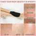 2-Piece Black Peeling Gloves for Men & Women | Deep Clean Body Scrub Gloves for Home Spa | Remove Dead Skin & Dirt - Buy Online on GoSupps.com