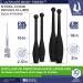 Ultimate Body Press Indian Clubs 1lb, 2lb, 3lb Pairs - Steel Core, 3lb Pair - Buy Online on GoSupps.com