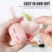 Silicone Makeup Sponge Holder - Soft & Shatterproof Beauty Blender Case for Travel - Pink Breathable & Easy to Carry - Buy Online on GoSupps.com