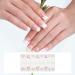 Semi Cured Gel Nail Strips Gel Nail Stickers - 16 Pcs Nail Stickers for Nail Art - Soft Self-Adhesive Gel Nail Wraps Easy Apply & Remove for Salon-Quality Manicure Kit (UV/LED Lamp Required)(BSG-0447)