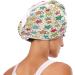 Buy Colorful Graffiti Star Pattern Dry Hair Cap | 2-Piece Quick Drying Towel Set with Button Headband | Super Absorbent & Comfortable - Buy Online on GoSupps.com