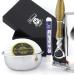 Men's Shaving Kit - 5 Edge Razor Synthetic Badger Hair Brush Bowl Soap & Stand | Perfect Gift for Men - International Shipping Available - Buy Online on GoSupps.com
