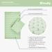 Bodhi Acupressure Set Vital - Acupressure Mat & Pillow for Self-Massage Relaxation & Blood Circulation - Pastel Green with Bag | International Shipping - Buy Online on GoSupps.com