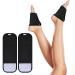 LEEKALOS Casting oil pack for feet organic reusable castor oil-foot pack with hooks and loops castor oil compress wrapping oil foot