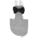 MipCase 3st Flying Bird Windulas | Fashionable Bird Costume & Decorations for Parrots | Cosplay Bird Clothing | Cotton Grey 12x6cm - 3pcs - Buy Online on GoSupps.com