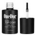 OneDor One Step No Wipe Top Coat Gel Polish  UV Led Cured Required Soak Off Gel Nail Polish (No Wipe Top Coat) 0.33 Fl Oz (Pack of 1)