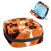 GIAPB Period Bag Sanitary Napkin Storage Bag Period Pouch Travel Makeup Bag Dog and Cat Black Color4823