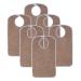 Adult Bib for Eating, Clothing Protector with Optional Crumb Catcher Brown(4pack)