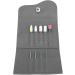 Nail Drill Bit Holder Portable 16 Holes PU Leather Waterproof Nail Drill Bit Storage Bag for Home Use - Buy Online on GoSupps.com
