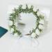 Funsveta Floral Maternity Photo Shoot Flower Crown - Green Leaf and White Headband - Buy Online on GoSupps.com
