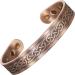 Copper Magnetic Bracelet Men Women Celtic Copper Bangle Cuff Magnetic Band Copper Magnetic Jewellery Holistic Neodymium Magnets-CEK (M: Wrist 16.5-19.5cm/6.5-7.7") - Buy Online on GoSupps.com