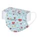 ZQP 50PCS Valentine Theme Printed Disposable_Face_Masks for Adult 3-ply Face Protection Covering with Elastic Earloop and Nose Clip for Outdoor Comfortable & High Filtration &Ventilation