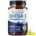 Omega 3 Fish Oil with Vitamin D3 | 1280MG Omega3 + 1000IU VIT D3 for Heart Immune & Bone Health Support | EPA DHA Omega 3 Supplement | Sustainably Sourced Non-GMO Fish Oil Vitamin D | 90 Softgels