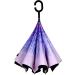 owen kyne Windproof Double Layer Folding Inverted Umbrella  Self Stand Upside-down Rain Protection Car Reverse Umbrellas with C-shaped Handle Wisteria Tree - Buy Online on GoSupps.com