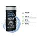 Nivea Men Active Clean Shower Gel 250ml | pH-Friendly Formula | Activated Carbon for Body Face & Hair | Masculine Fragrance | New Version - Buy Online on GoSupps.com