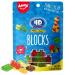 AMOS 4D rubber blocks I edible fruit rubber building blocks in 100g bag I ideal for the children's birthday and as a muffin decoration 1 Series building blocks