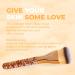 Pro-Quality Blending Liquid Makeup Foundation Brush - Contour, Kabuki & Highlighter Brush - Synthetic Bristles - Gold (Heart) - Buy Online on GoSupps.com