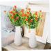 Cabilock 18 Pcs Simulation Camellia Floral Stems Commercial Area Eucalyptus Branches Faux Plants Green Decoration Goblincore Room Decor Fake Eucalyptus Plastic Artificial Flower Arrangement Orangex3pcs 13x13x30cmx3pcs - Buy Online on GoSupps.com