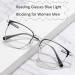 Anti-Blue Light Reading Glasses for Men & Women - Super Light Titan Alley 2.5x (Black Silver) - Buy Online on GoSupps.com