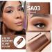 Oulac Liquid Eyeshadow Satin Finish - Multi-Use Brown Eyeshadow & Cream Bronzer | Blendable Smooth Eye Make-up Crease-Resistant Non-Greasy Vegan Cruelty-Free Bronze (SA03) - Buy Online on GoSupps.com