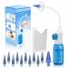 Ear Wax Removal Ear Wax Removal Tool Manual Ear Irrigation Flushing System Ear Flushing Kit Ear Cleaner System for Adults & Kids Safe and Effective to Clean Ear Built Up Wax