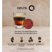 Delta Q Qalidus Ground Coffee Capsules 100 Capsules Intensity 10 Compatible with Delta Q Coffee Makers Intense Espresso with Caramel Notes - Buy Online on GoSupps.com